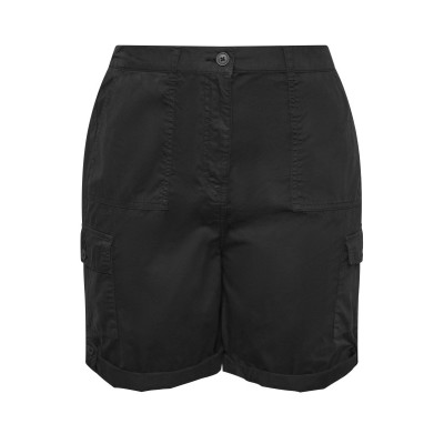 YOURS Curve Black Chino Shorts