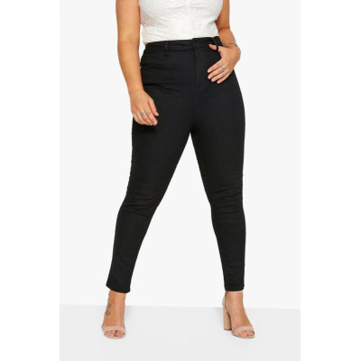 YOURS FOR GOOD Curve Black Skinny Stretch AVA Jeans