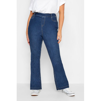 YOURS Curve Indigo Blue Bootcut Jeggings